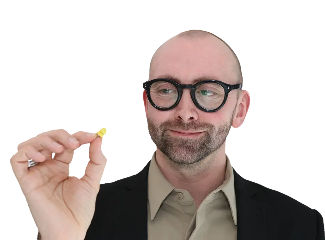 Lyric im Gehörgang (Grafik)